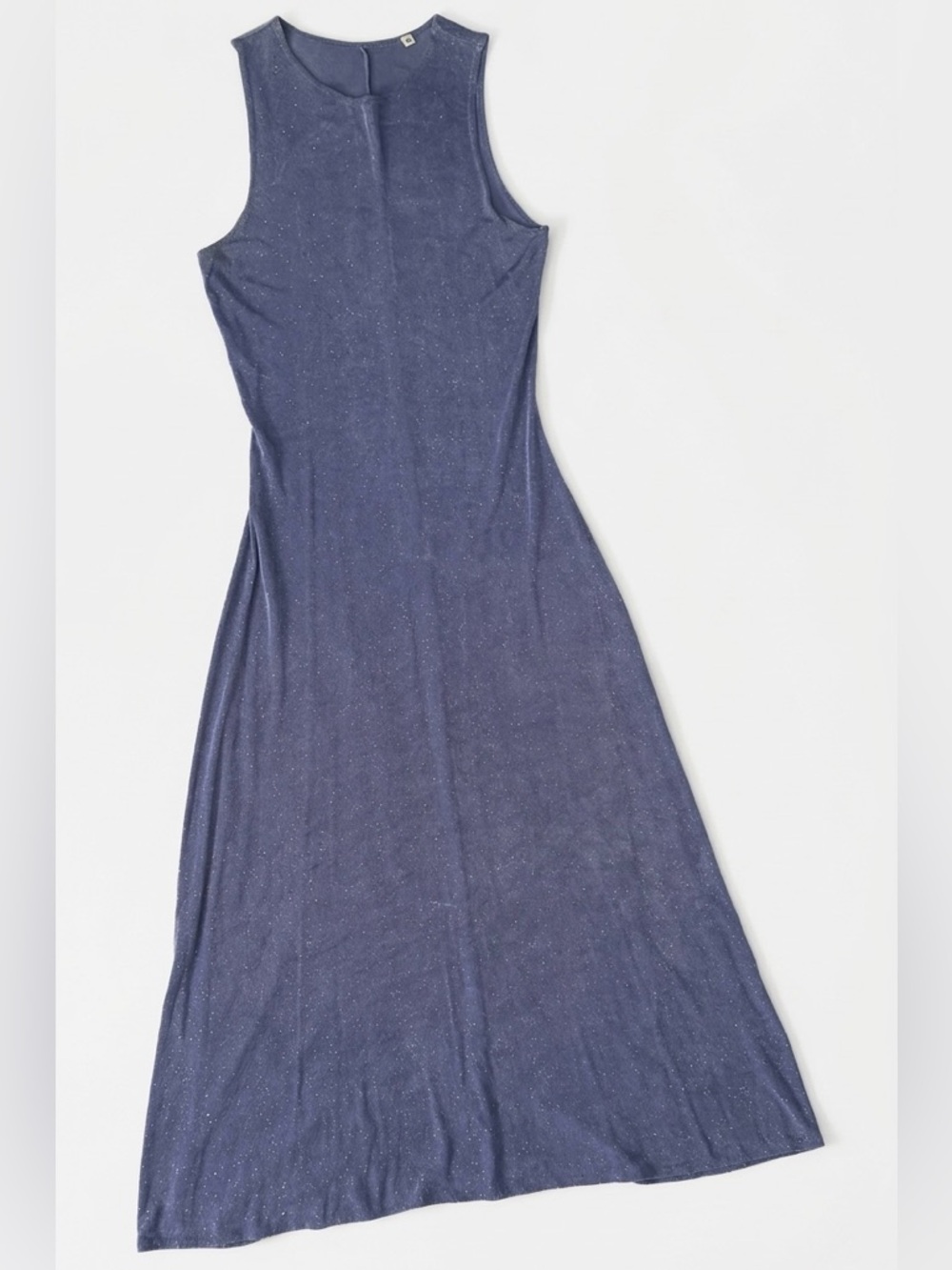 Sleeveless Glittery Purple Knit Maxi Dress - Unbranded - Picture 2 of 6